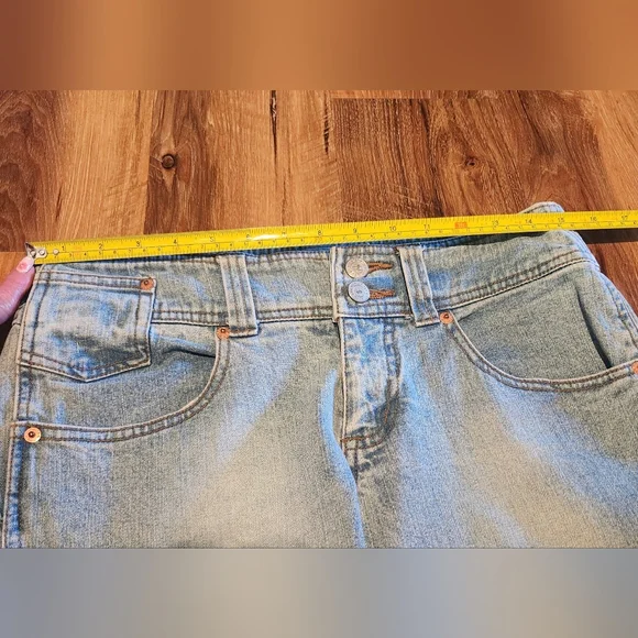 Tyte Flare Jeans Split Hem Light Wash Junior's Size 7 - Picture 3 of 15